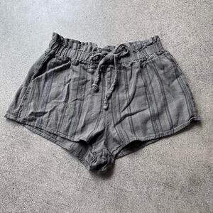 M Vanilla Star Gray Stripe Short